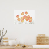 Dreaming abrikozen in de winter poster (Keuken)