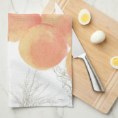 Dreaming abrikozen in de winter theedoek (Quarter Fold)
