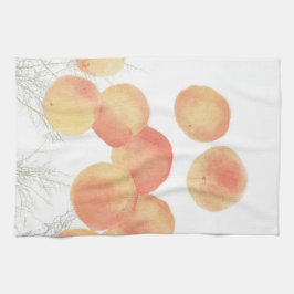 Dreaming abrikozen in de winter theedoek