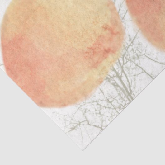 Dreaming abrikozen in de winter tissuepapier (Detail)