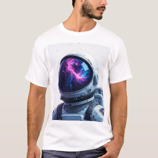 Dreaming Astronaut – Minimalistisch ruimte T-shirt
