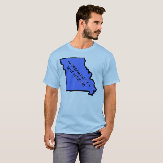 Dreaming Blue T-shirt (Voorkant volledig)