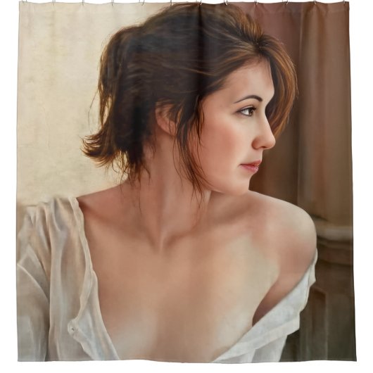 Dreaming by the Window Douchegordijn (Voorkant)