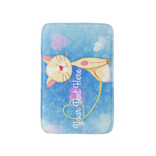 Dreaming Cat Badmat (Voorkant Verticaal)