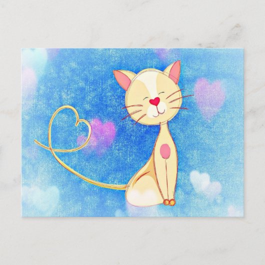 Dreaming Cat Briefkaart (Voorkant)