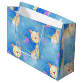 Dreaming Cat Groot Cadeauzakje (Voorkant Gekanteld)