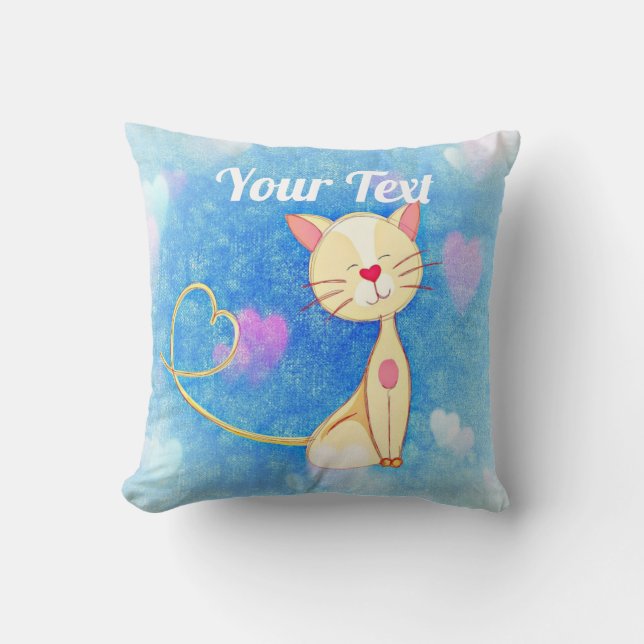 Dreaming Cat Kussen (Voorkant)
