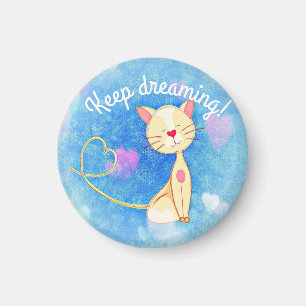 Dreaming Cat Magneet
