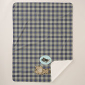 Dreaming cat sherpa blanket deken (Voorkant)