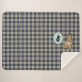 Dreaming cat sherpa blanket deken (Voorkant (horizontaal))