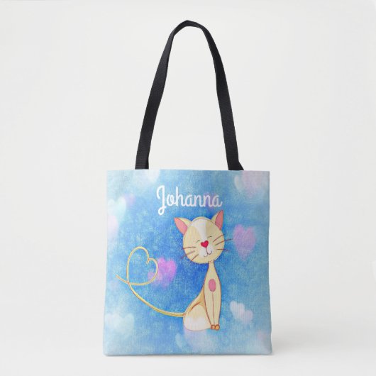 Dreaming Cat Tote Bag (Voorkant)