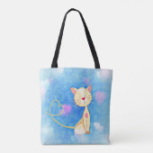 Dreaming Cat Tote Bag (Achterkant)