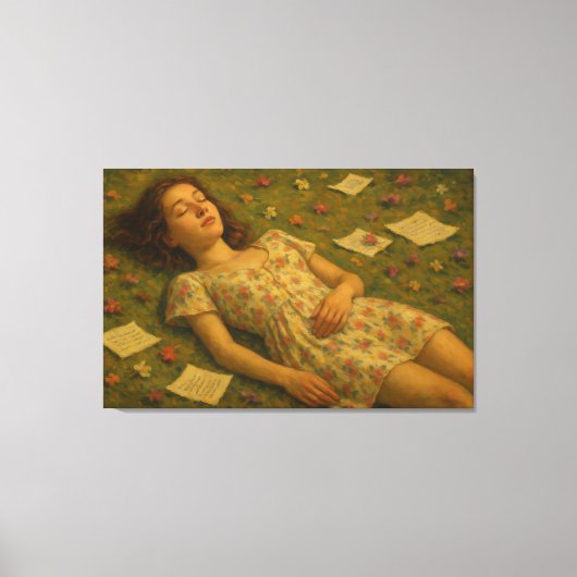 Dreaming, creating and believing canvas afdruk (Voorkant)