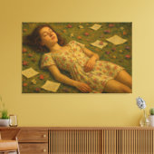 Dreaming, creating and believing canvas afdruk (Insitu (Woonkamer))