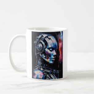 Dreaming Cyborg: een fusie van technologie en huma Koffiemok
