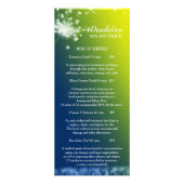 Dreaming Dandelion Massage Spa prijslijst menu (Voorkant)