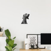 Dreaming dog Poster (Thuiskantoor)