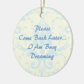 Dreaming door Hanger Keramisch Ornament (Links)