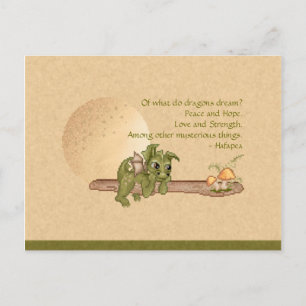 Dreaming dragon briefkaart
