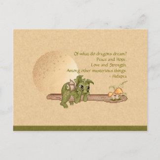 Dreaming dragon briefkaart