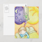 Dreaming in een zwaai briefkaart (Voorkant / Achterkant)