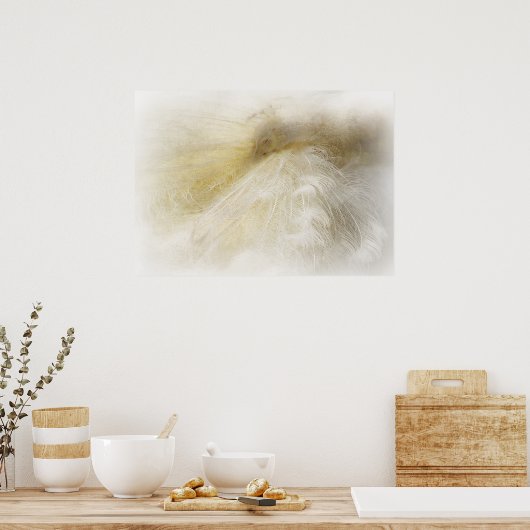 Dreaming in het wit poster (Keuken)