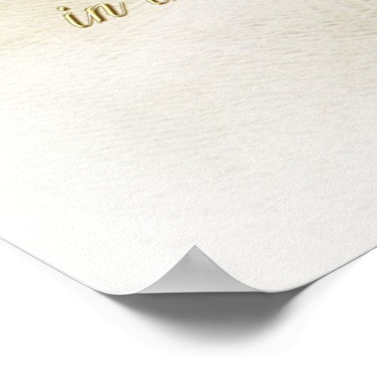 Dreaming in het wit poster (Hoek)