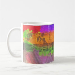 "Dreaming in the Millions" abstract art coffee mug Koffiemok