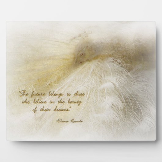 Dreaming in White Plaque Fotoplaat (Voorkant)