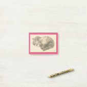 Dreaming Kat Post-it® Notes (Op bureau)