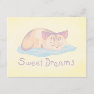 Dreaming Kitten Briefkaart