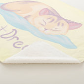 Dreaming Kitten Sherpa Deken (3/4)
