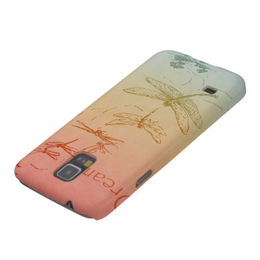 Dreaming libellen Case-Mate samsung galaxy hoesje (Onderkant)