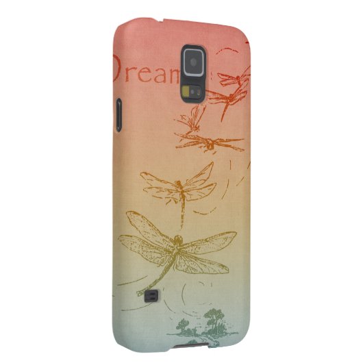 Dreaming libellen Case-Mate samsung galaxy hoesje (Back/Rechts)