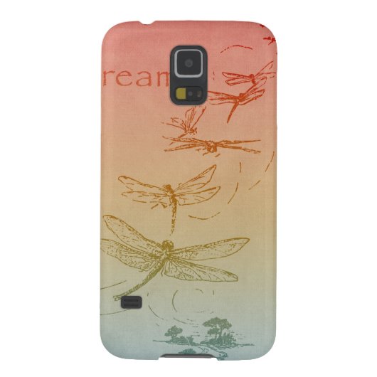 Dreaming libellen Case-Mate samsung galaxy hoesje (Achterkant)