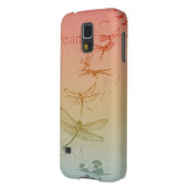 Dreaming libellen Case-Mate samsung galaxy hoesje (Achterkant Links)