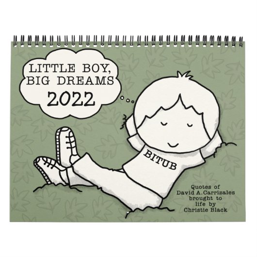 Dreaming Little Boy, Big Dreams 2022 Med Calendar Kalender (Hoes)