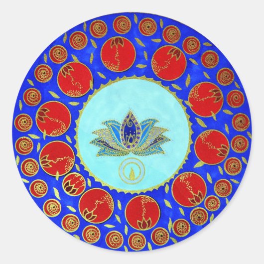 Dreaming Lotus Stickers (Voorkant)
