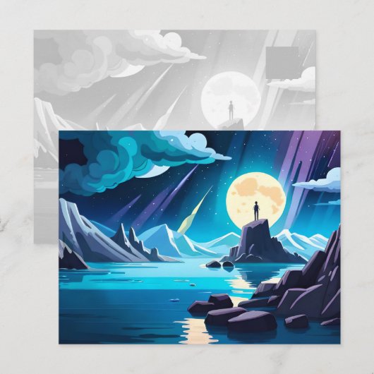 Dreaming — Man van de Zee Briefkaart (Voorkant / Achterkant)