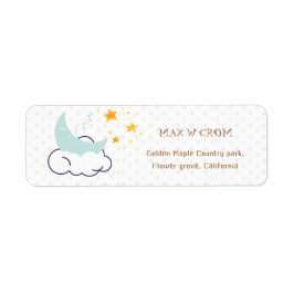 Dreaming Moon Night Baby Retouradres Etiket