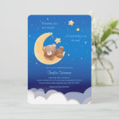 Dreaming New Arrival Teddy Bear Moon Kaart (Staand voorkant)
