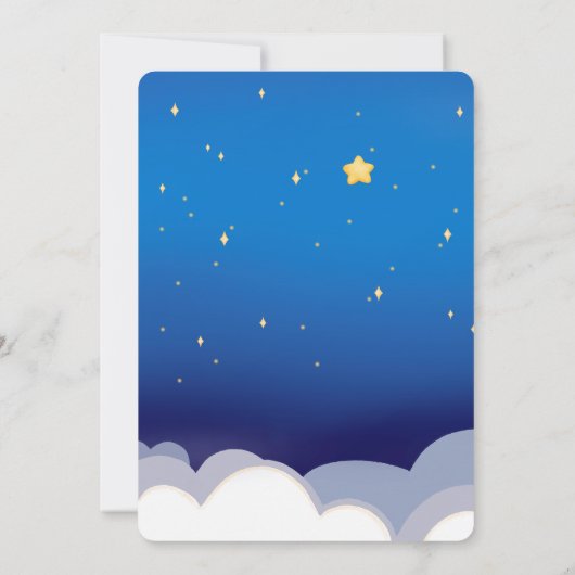 Dreaming New Arrival Teddy Bear Moon Kaart (Achterkant)