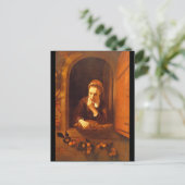 Dreaming', Nicolaes Maes_Dutch Masters Briefkaart (Staand voorkant)