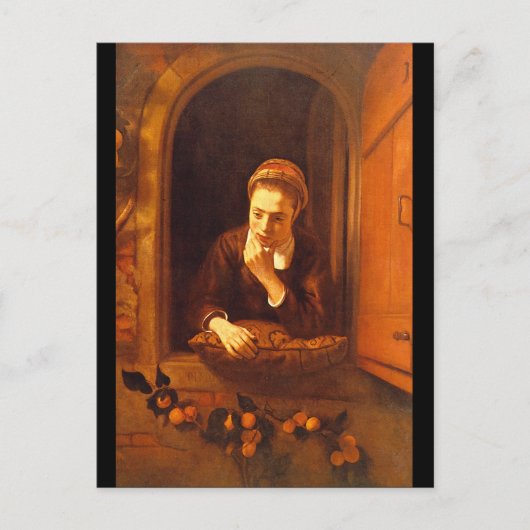 Dreaming', Nicolaes Maes_Dutch Masters Briefkaart (Voorkant)