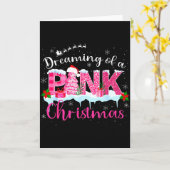 Dreaming Of A Nk Christmas Tree Cakes Santa Hat Xm Kaart (Gele Bloem)