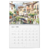 Dreaming of Italy | 2026 Watercolor Landscape Kalender (Mar 2026)