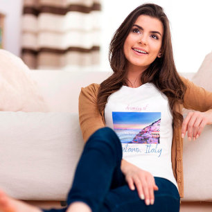 Dreaming of Sunset Over Positano, Italië T-shirt