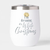 Dreaming of White Christmas Festive Stemless (Voorkant)