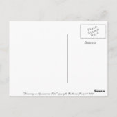 Dreaming op het briefkaart Aquamarine Tides (Achterkant)