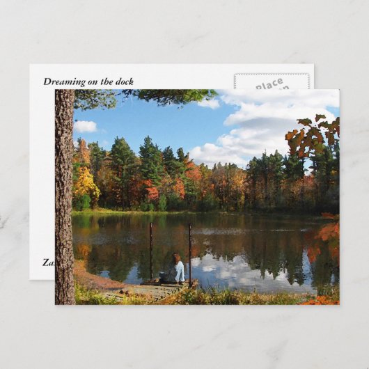 Dreaming op het Dock-Briefkaart Briefkaart (Voorkant / Achterkant)